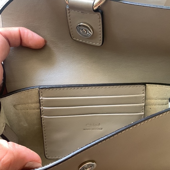Gently used Chloe mini cross body with card slots - Picture 4 of 7